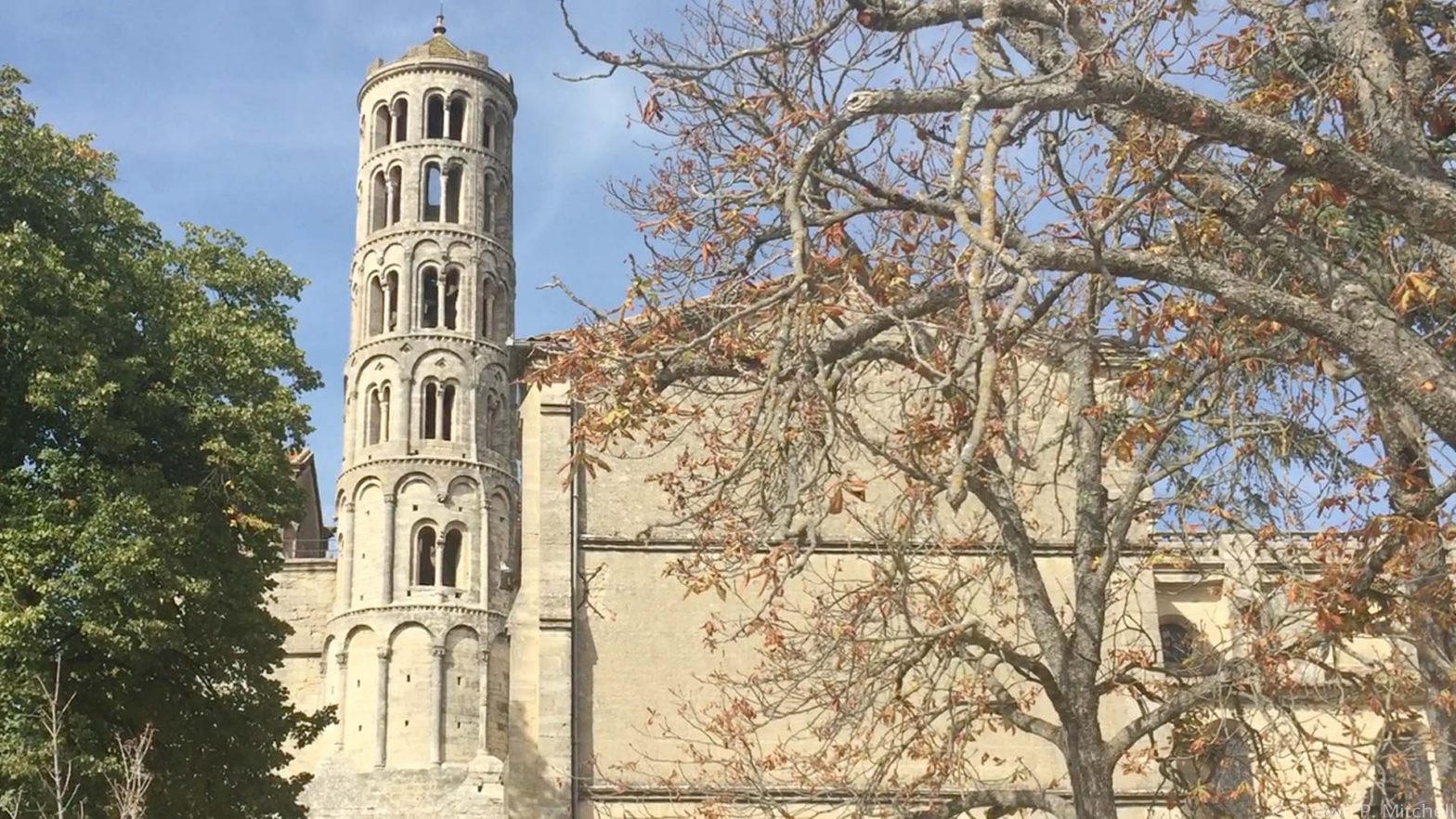 The old tower in Uzes, France.